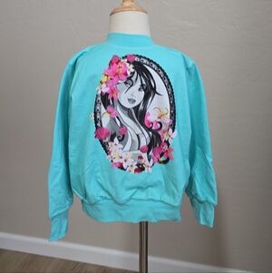 Kids Floral Graphic Jacket